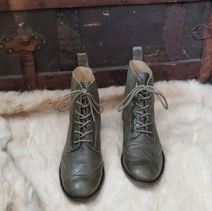 Steven by Steve Madden Leather Ankle Boots